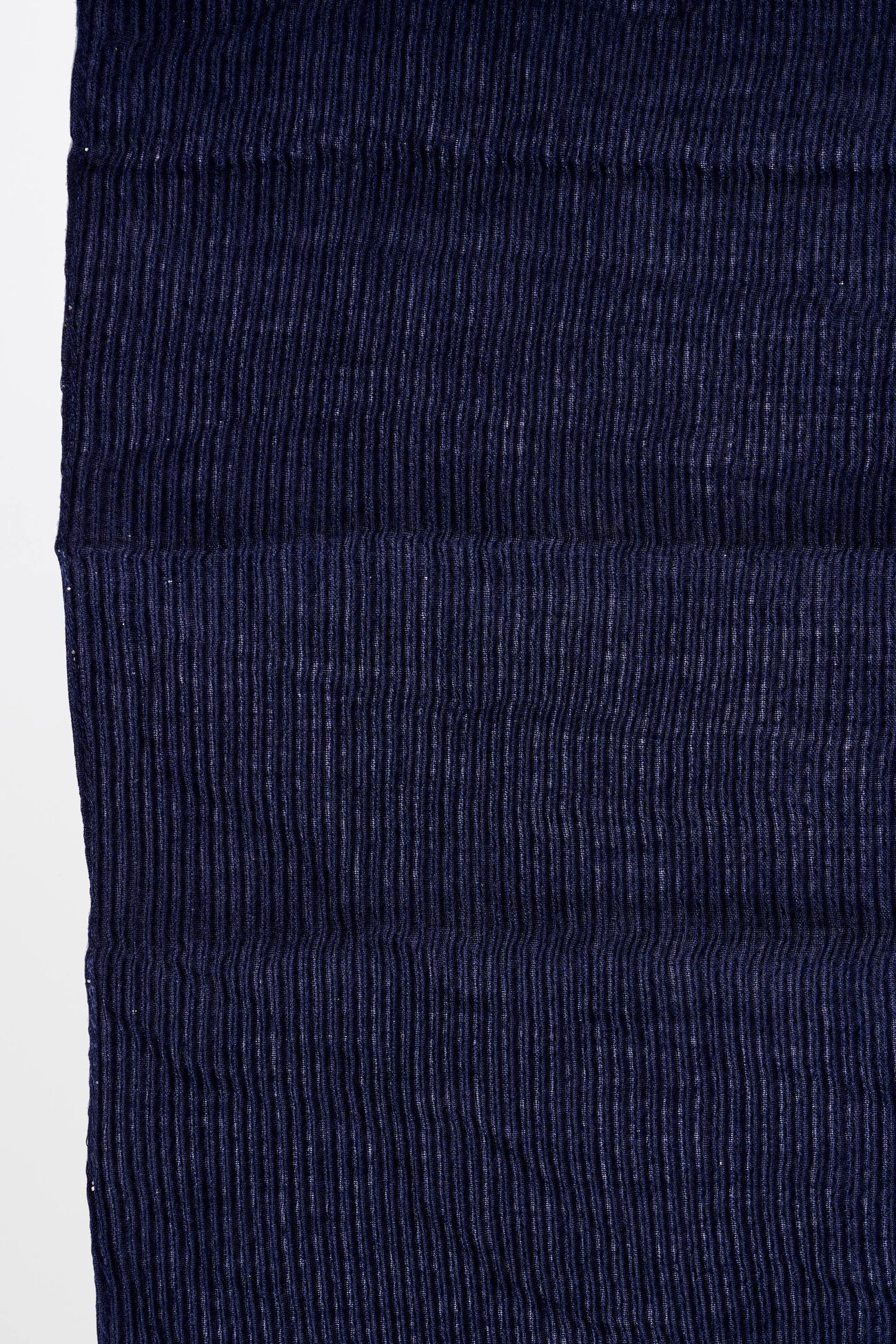 Navy Solid Scarf, , image 2